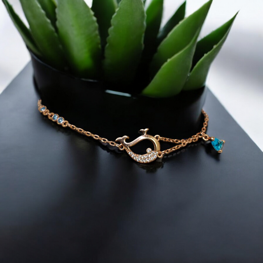 Dolphin Rose Gold Bracelet