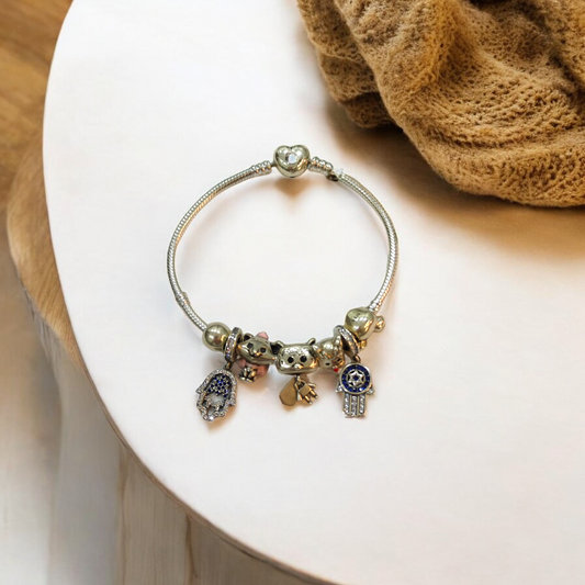 Pandora Hamsa Hand Link Bracelet