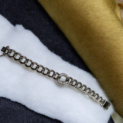 Bold Chain Unisex 925 Silver Bracelet