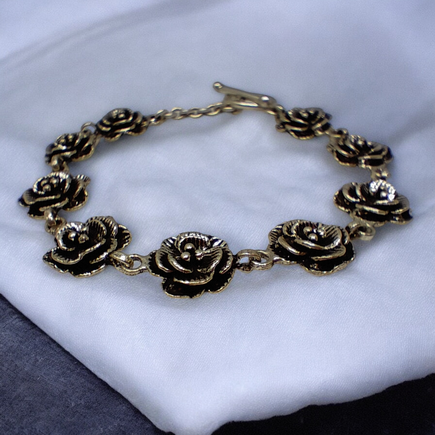 Rose Charm Bracelet