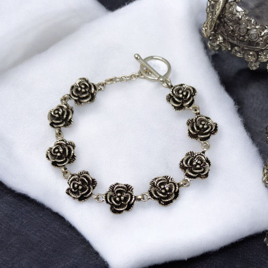 Rose Charm Bracelet