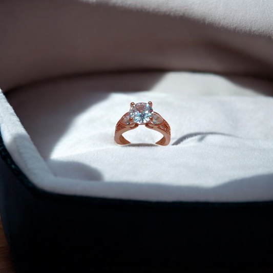 Solitaire Rose Gold Ring