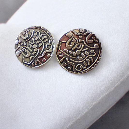 Antique Coin-Inspired Cufflinks