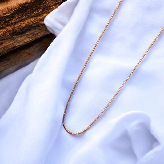 Radiant Rose Gold Chain